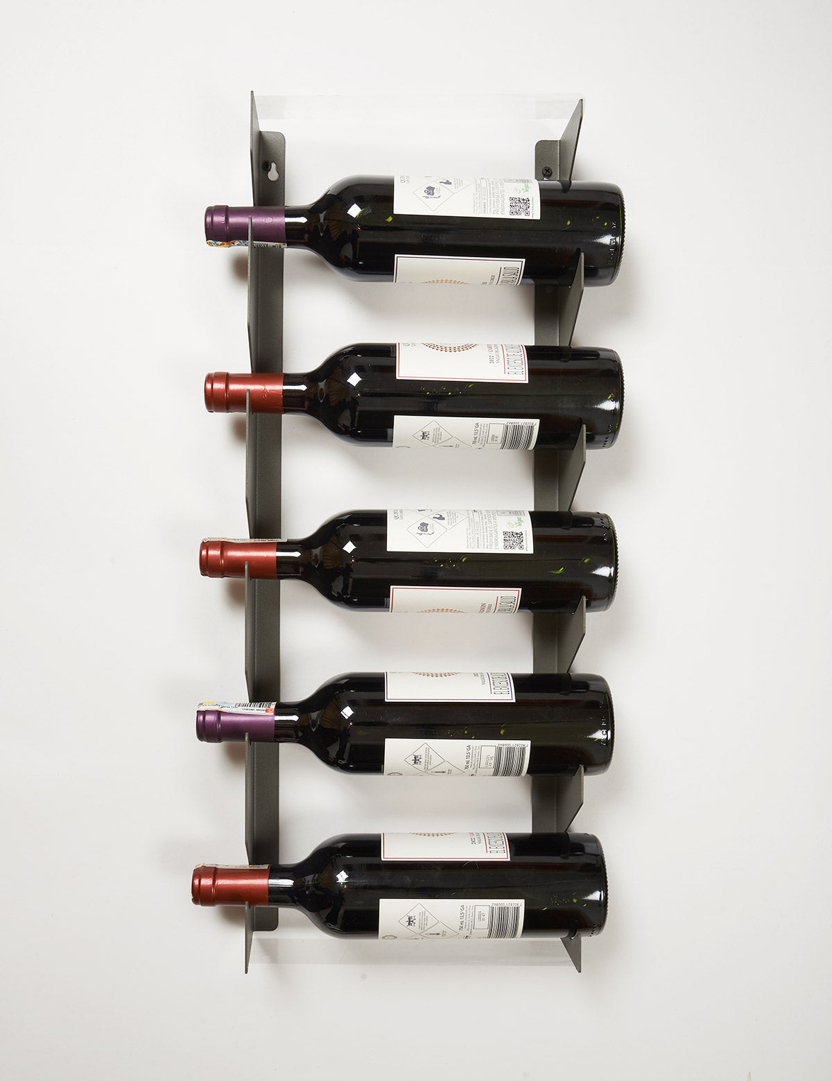 Repisa Vinera Flotante Flup- Capacidad para 5 Botellas